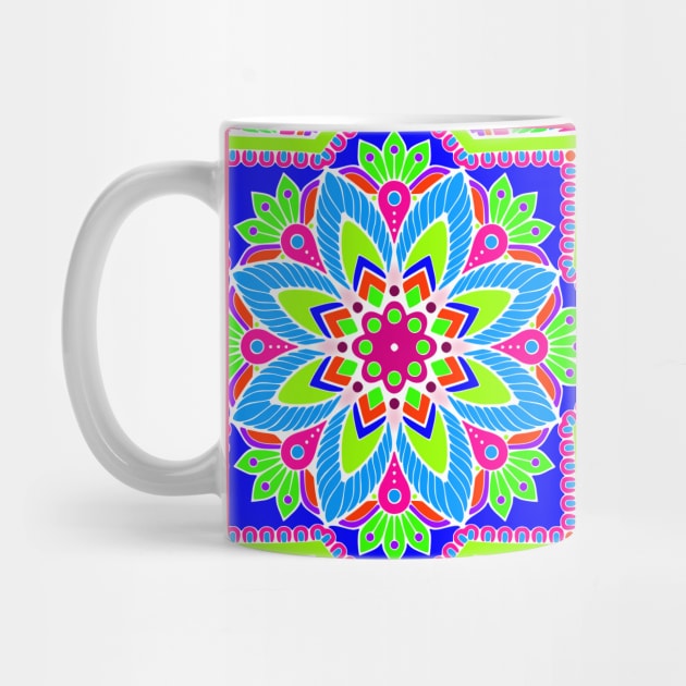 Pretty Colorful Mandala by AlondraHanley